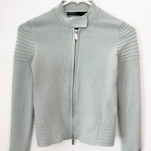 Zippered knit jacket
